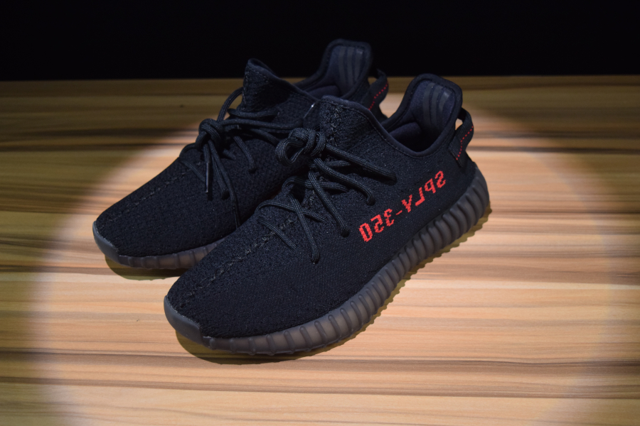 pk god yeezy bred