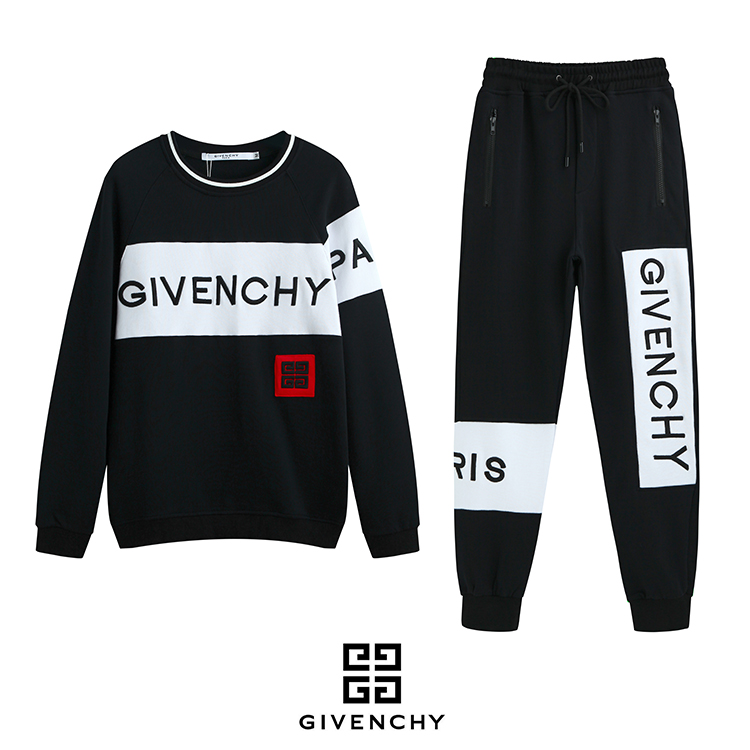 GIVENCHY tracksuit blk,fashion clothes