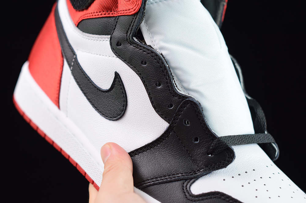 Air Jordan 1 Satin WMNS “Black Toe”,Fashion sports shoes
